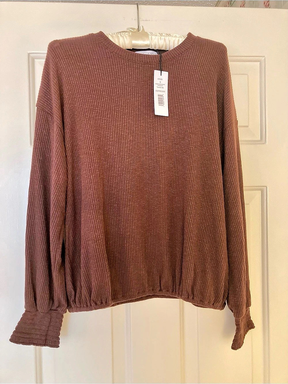 NWT Michael Stars brown sweater shirt
